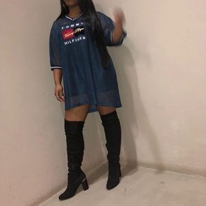 Tommy Hilfiger mesh jersey dress